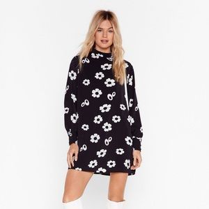 Nasty Gal Floral Shift Dress